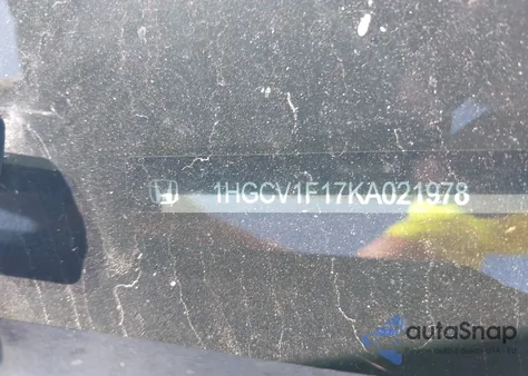 2019 Honda Accord Lx from USA, damaged, VIN 1HGCV1F17KA021978